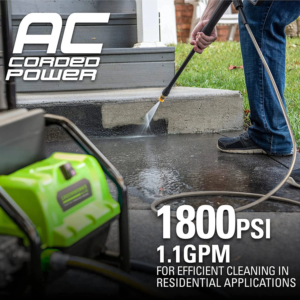 1800-PSI 13 Amp 1.1-GPM Electric Pressure Washer Y67861