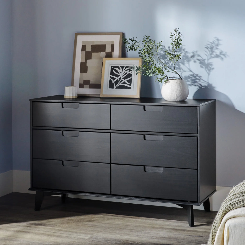 6 Drawer Solid Wood Dresser S618