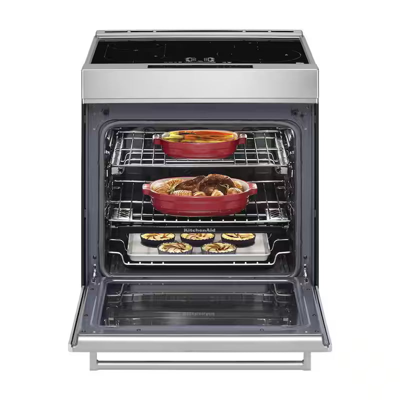 30-Inch 4-Element Induction Slide-In Convection Range with Air Fry J36863