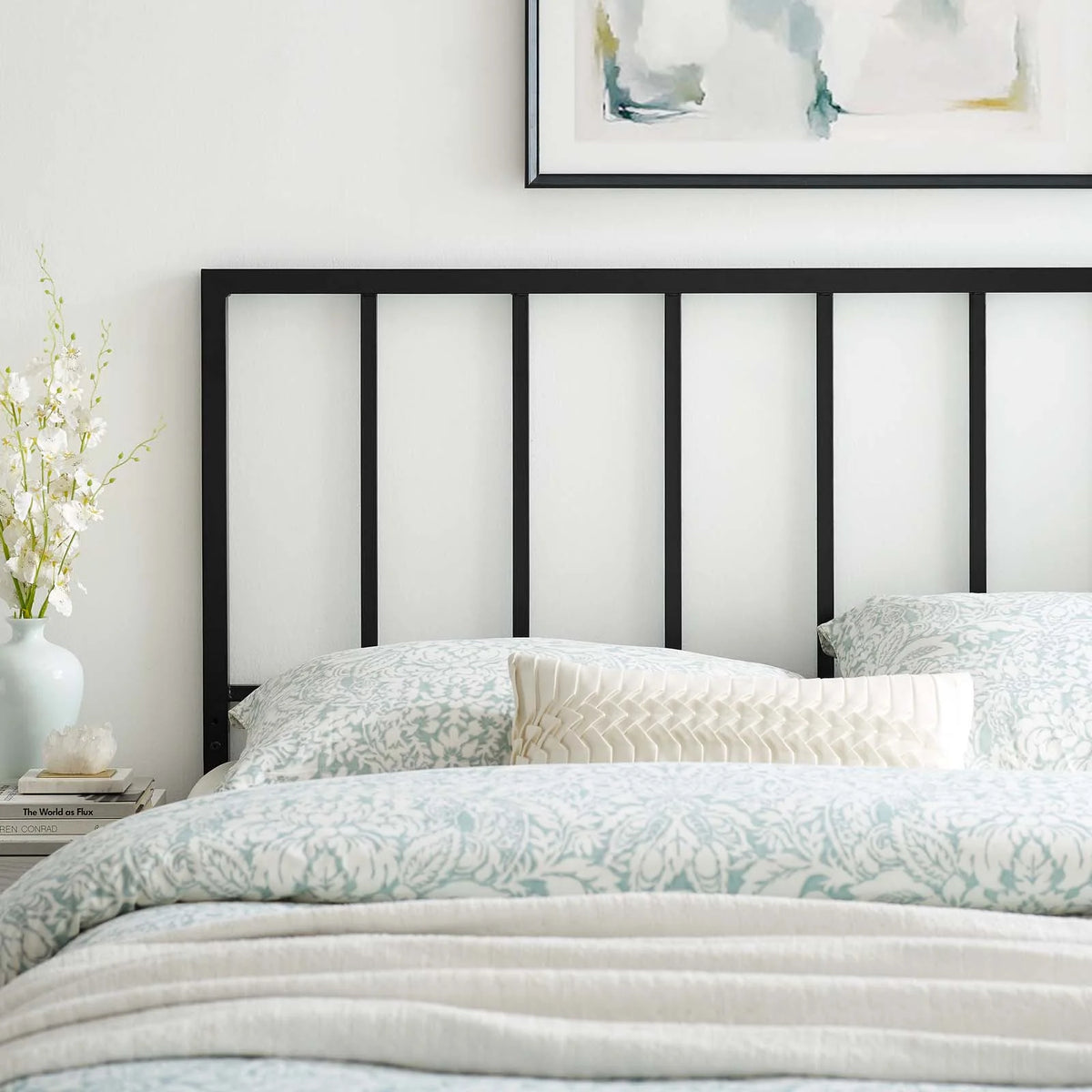 Queen Headboard in Black W44314