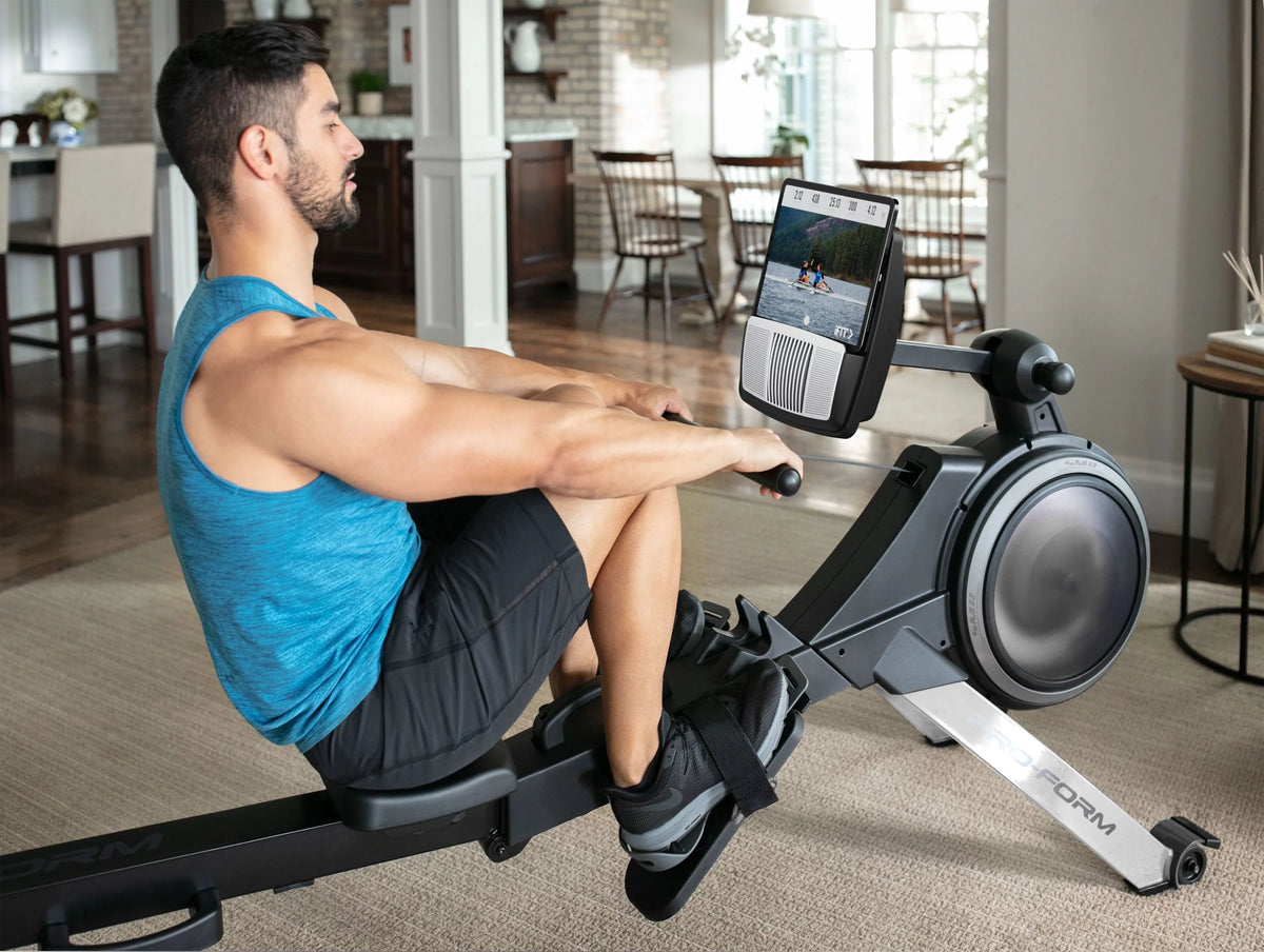 Rower with Display and Tablet Holder U981055