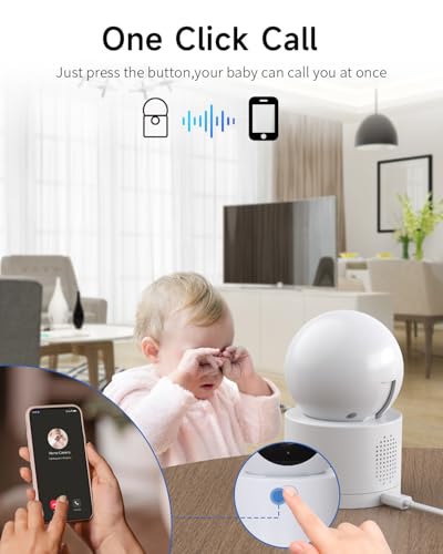 2K Pan/Tilt Indoor Security Camera J20870
