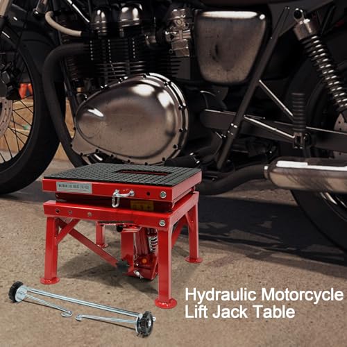 300 LBS Capacity Steel Motorcycle Lift Jack K469