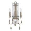 2 Light Wall Sconce 19.5 Inches Tall E1624