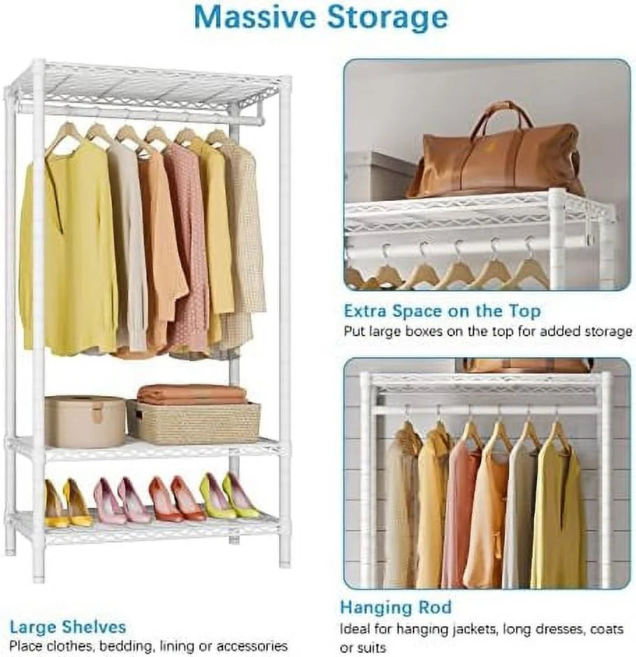 3 Tiers Garment Rack with Cover G1509