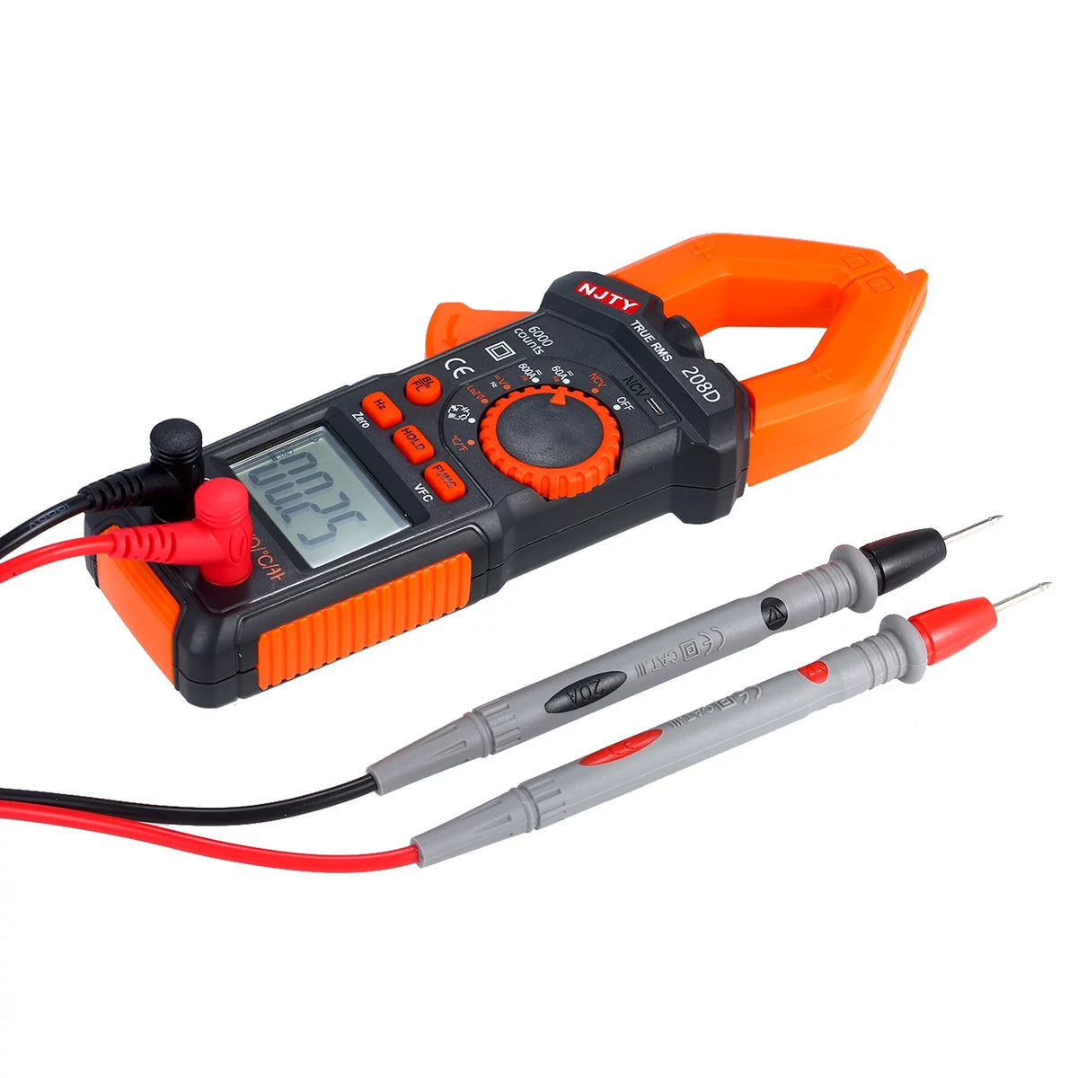 600A Ac/Dc Digital Clamp Meter True-Rms Multimeter L782