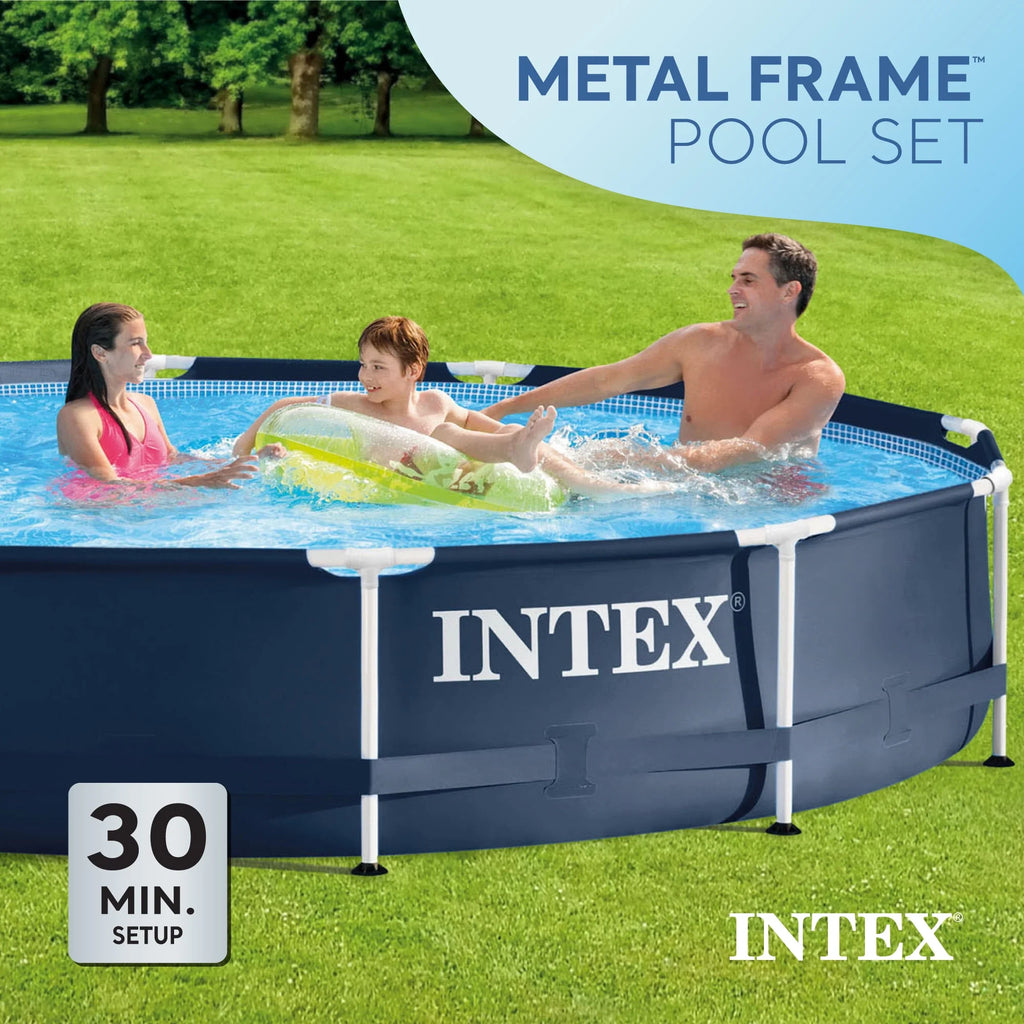 Metal Frame Above Ground Swimming Pool with Pump S2352