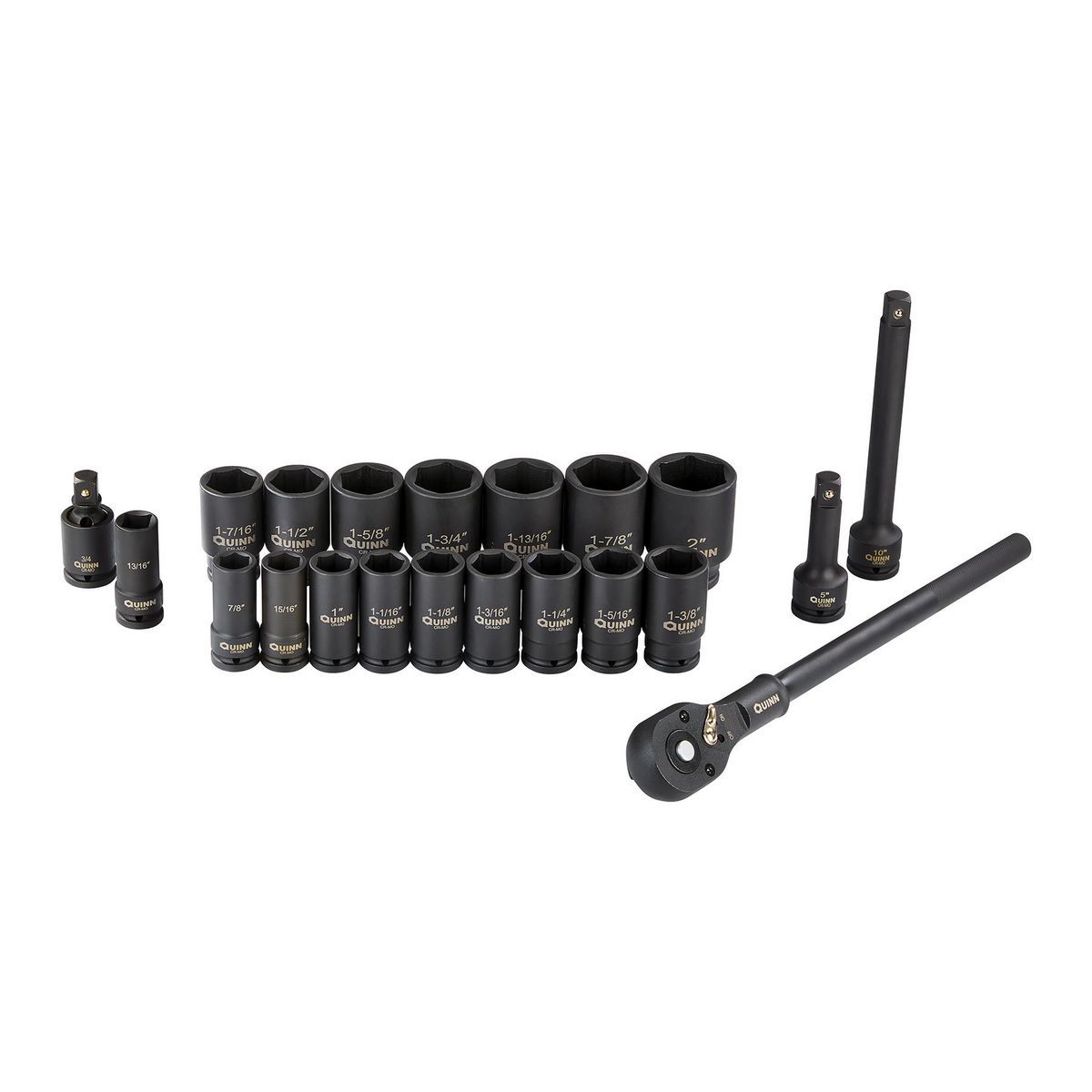 3/4 in. Drive SAE Ratchet and Deep Impact Socket Set, 21-Piece S91269