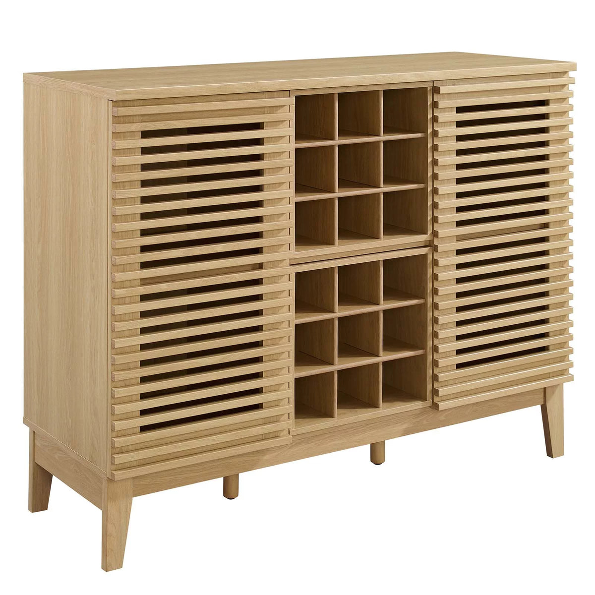 Oak Bar Cabinet I63665