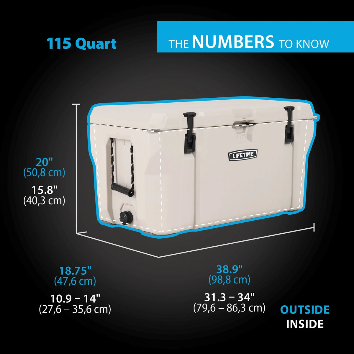 115 Quart Polyethylene Cooler I939692