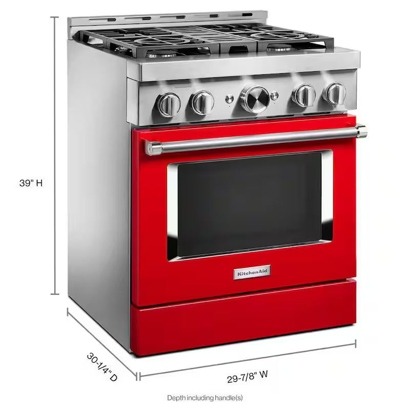 Passion Red Smart Gas Range with True Convection Z99128