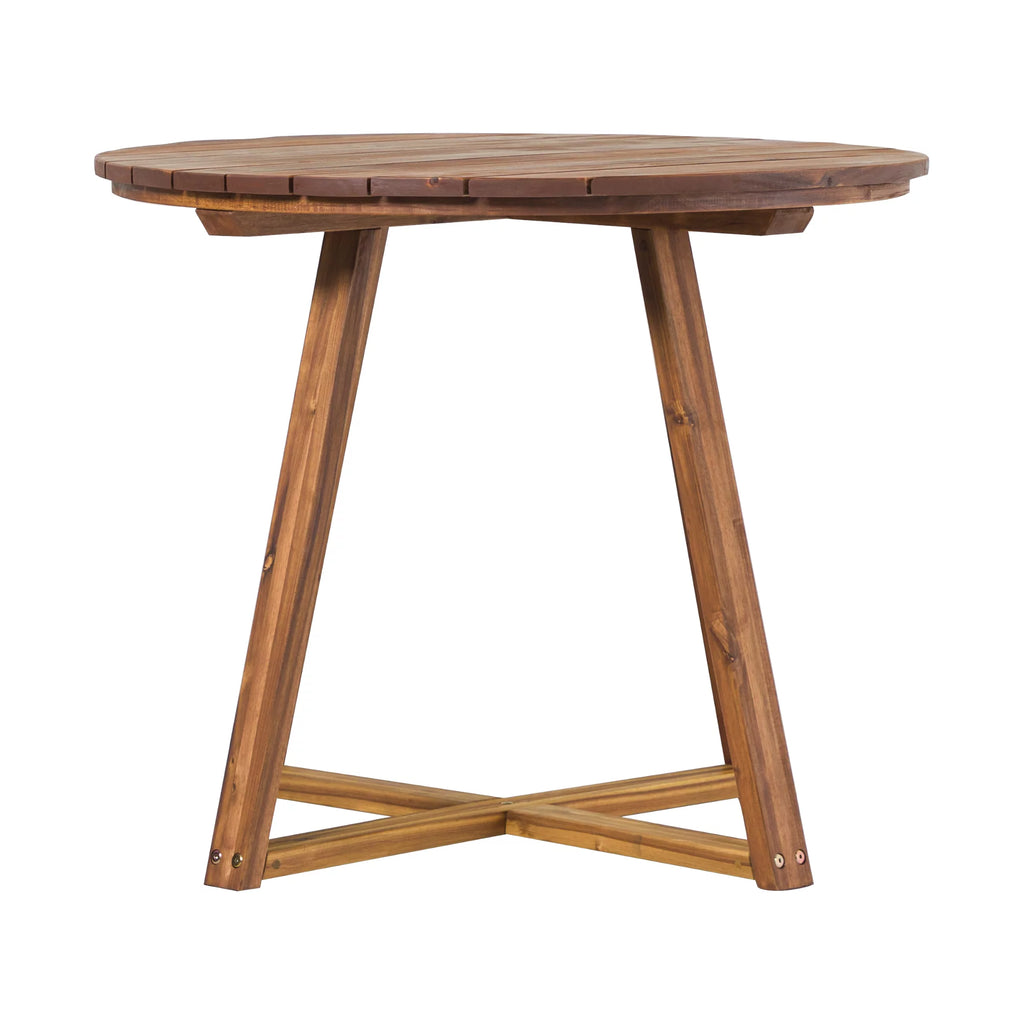 30” Solid Acacia Wood Outdoor Dining Table N7394