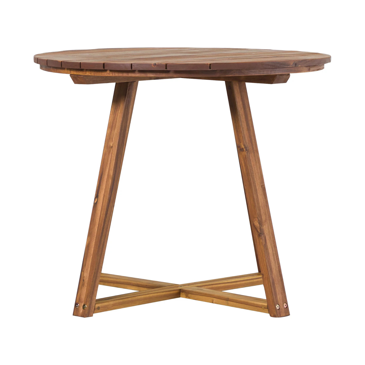 30” Solid Acacia Wood Outdoor Dining Table N7394