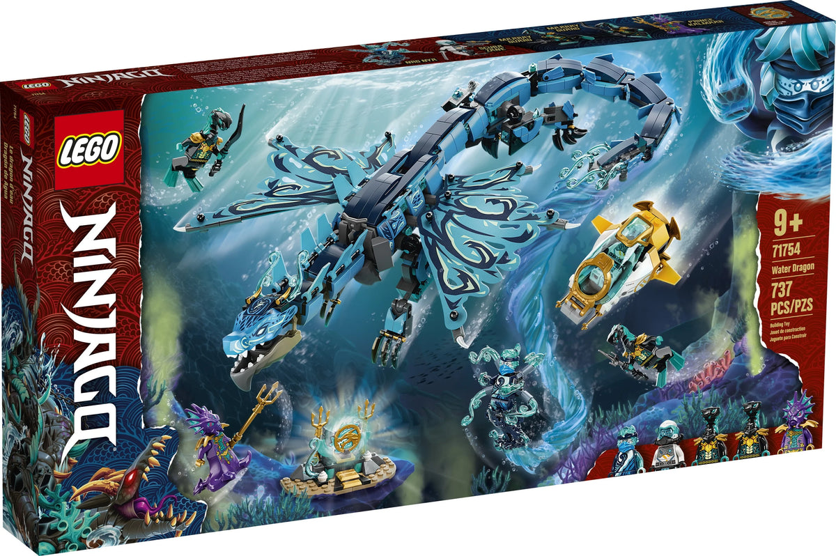 Water Dragon Toy Building Set with 5 Minifigures P56460