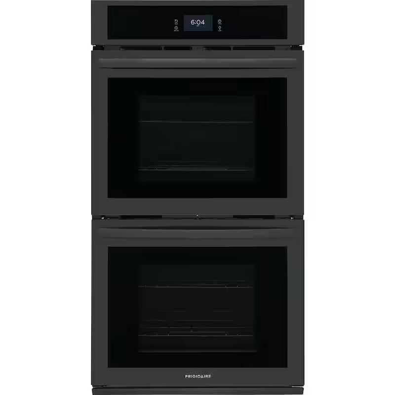 27 in. Double Electric Built-In Wall Oven with Convection in Black H265808