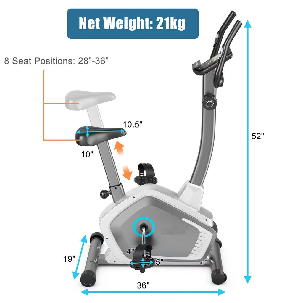 Magnetic Upright Exercise Bike W90452