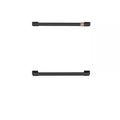 Flat Black Double Drawer Dishwasher Handle Kit X2928