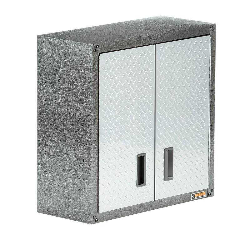 Steel 1-Shelf Wall Mounted Garage Cabinet G59890