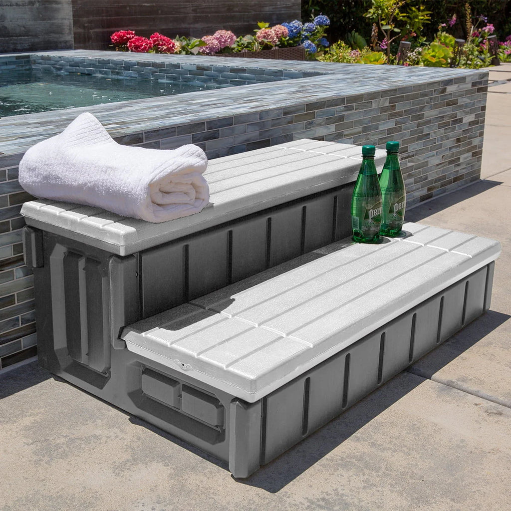 36 Spa Step Hot Tub and Spa 2-Step Storage Compartment J439579