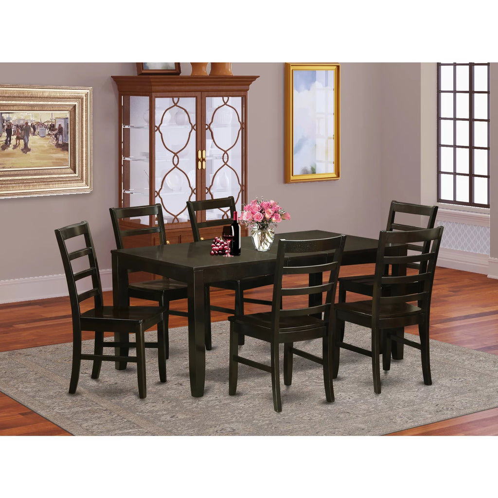 7 Piece Cappuccino Dining Set D811990
