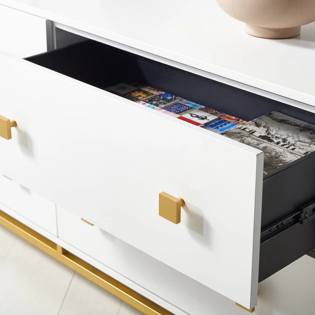 White 4-Drawer Dresser O198806