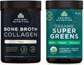 Bone Broth Collagen Powder and Organic Supergreens Powder B525133