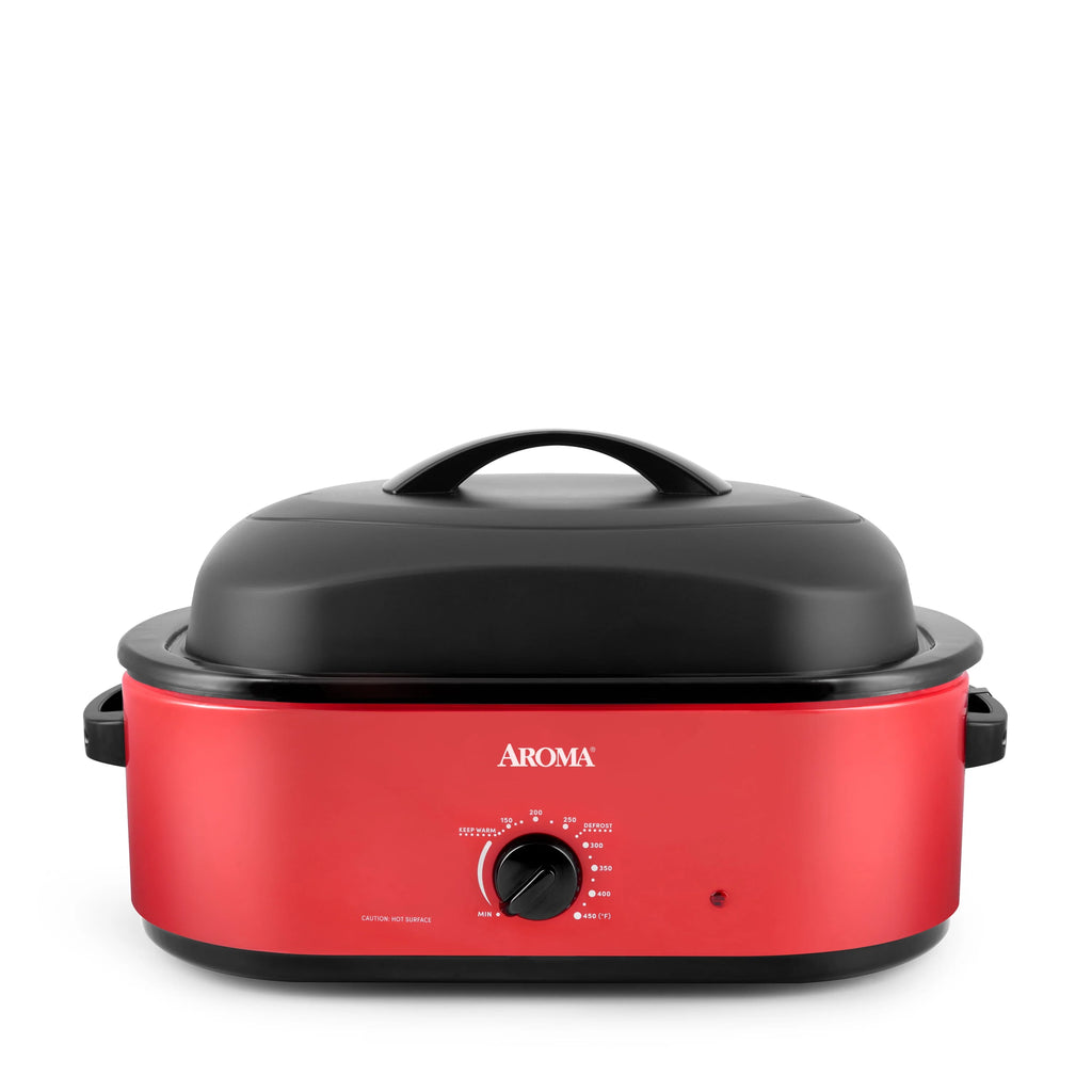 18Qt. Roaster Oven with High-Dome Lid, Black Y9639