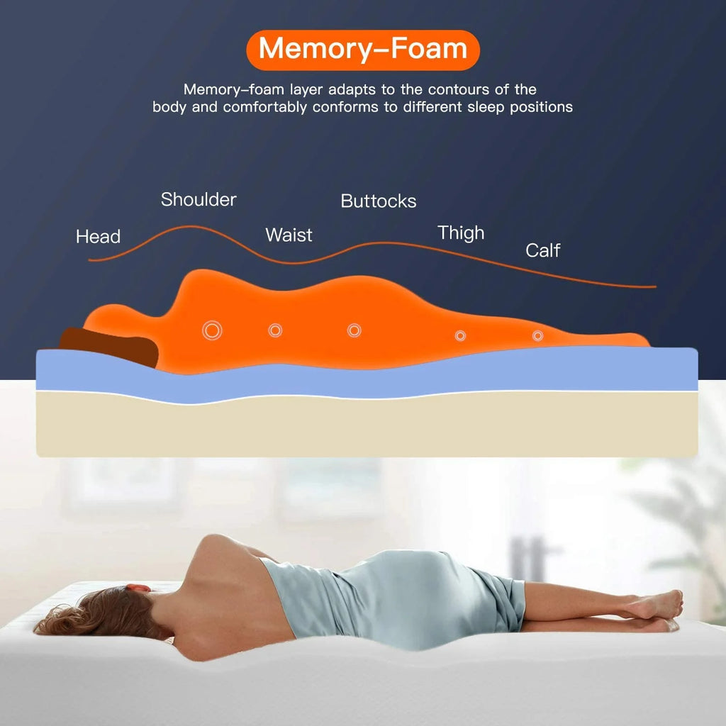 8 inch Twin Size Memory Foam Mattress J5687