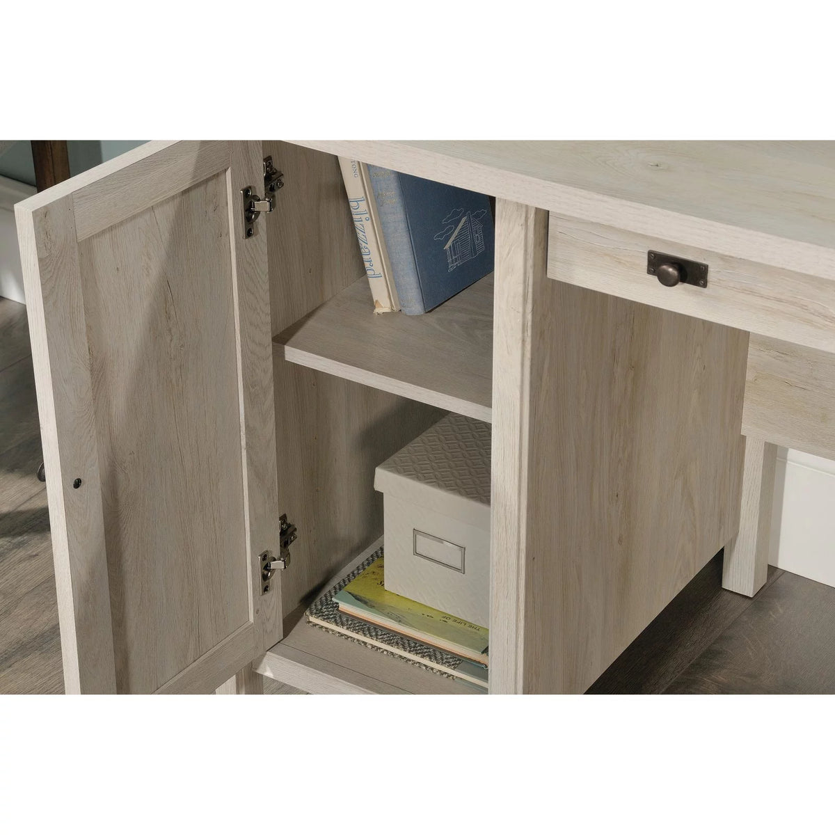 Computer Desk, Chalked Chestnut Finish S693
