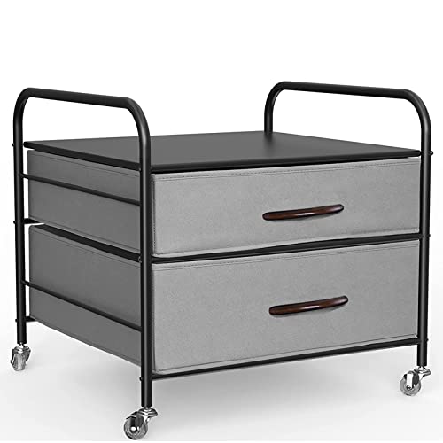 Mini Fridge Stand with 2 Drawer Storage A7119
