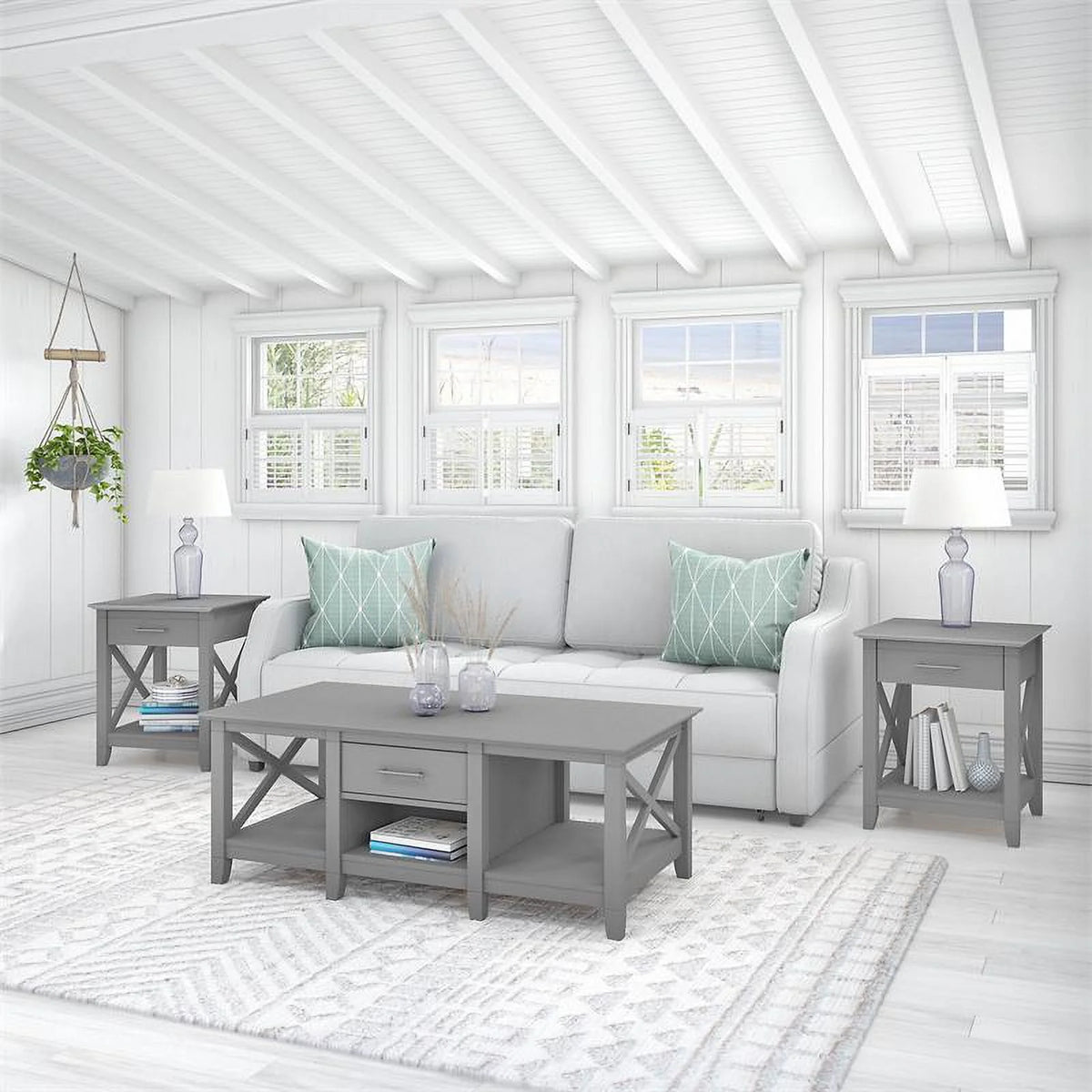 Coffee Table with End Tables S6759