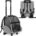 Backpack Pet Travel Carrier with Double Wheels Z158