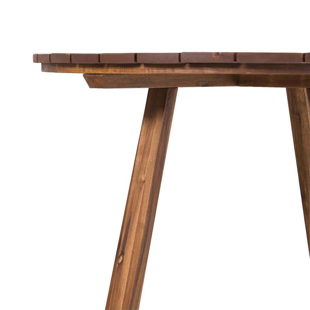 30” Solid Acacia Wood Outdoor Dining Table N7394
