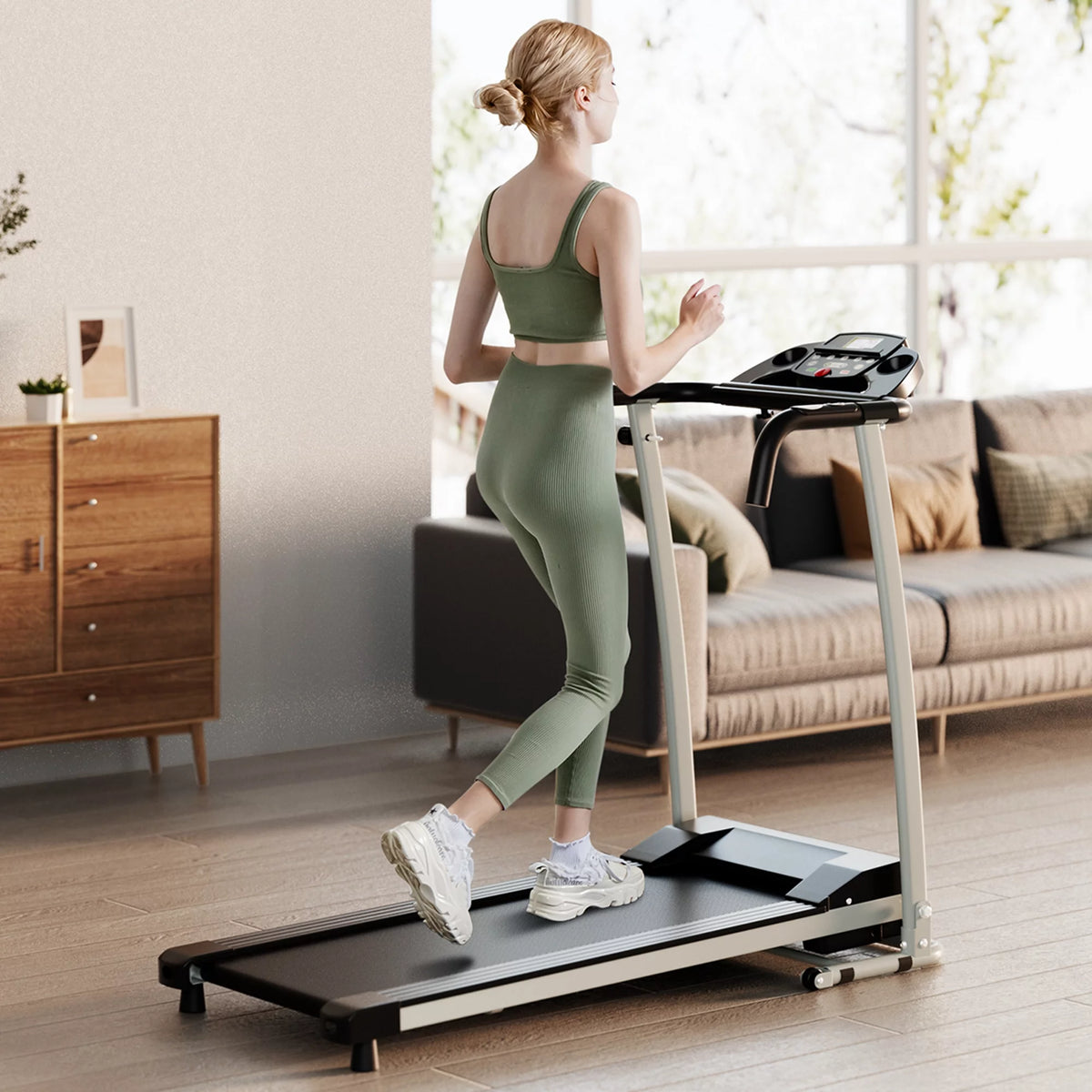 2 HP Folding Treadmill Black G49087