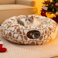 Cat Tunnel Bed with Plush Cushion N275098