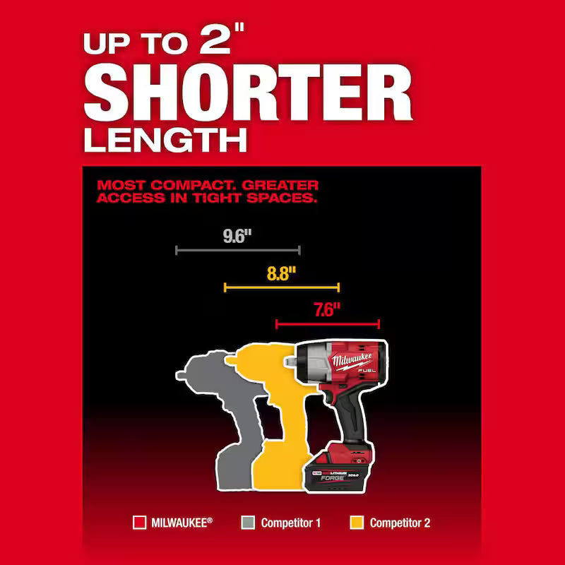 18V Lithium-Ion Brushless Cordless 1/2 in. Impact Wrench M912
