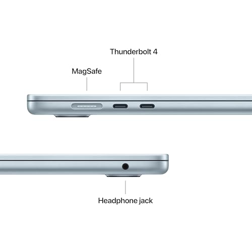 2025 15-inch Laptop with M4 chip, 16GB Memory, 256GB SSD, Sky Blue F28198
