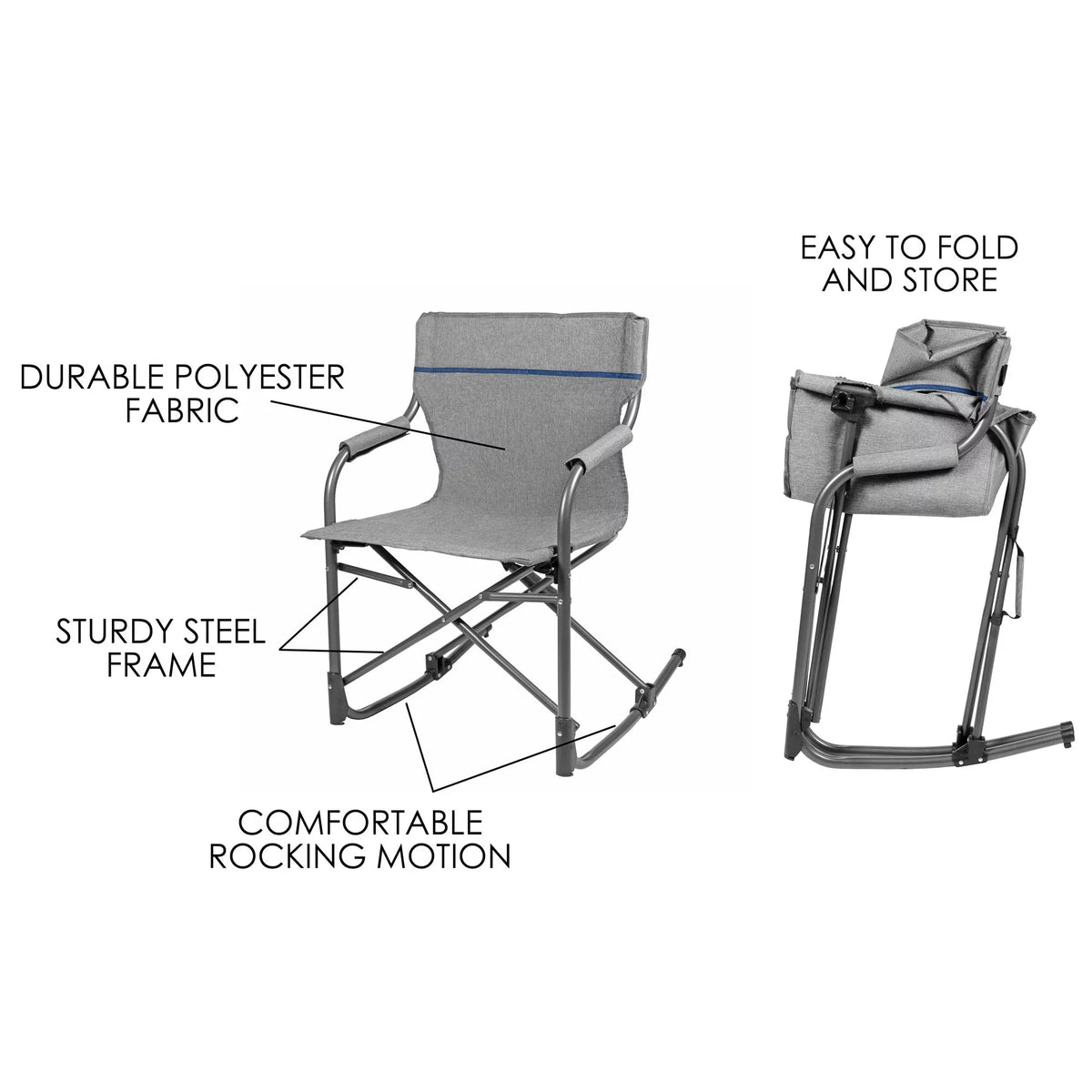 Grey Rocking Director's Chair H206429