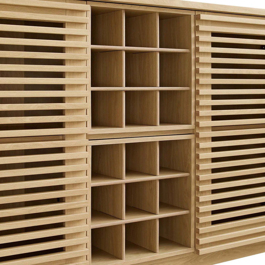 Oak Bar Cabinet I63665