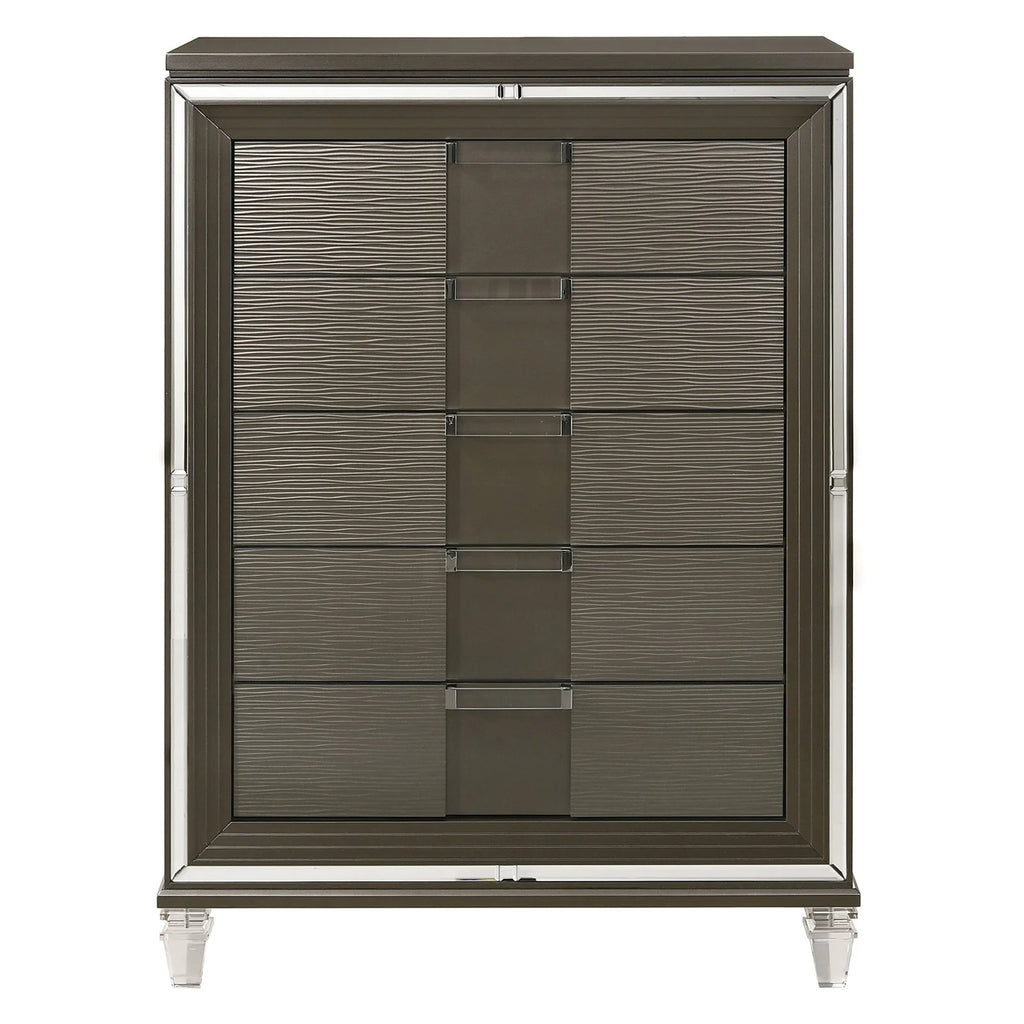 White 5-Drawer Chest O723678