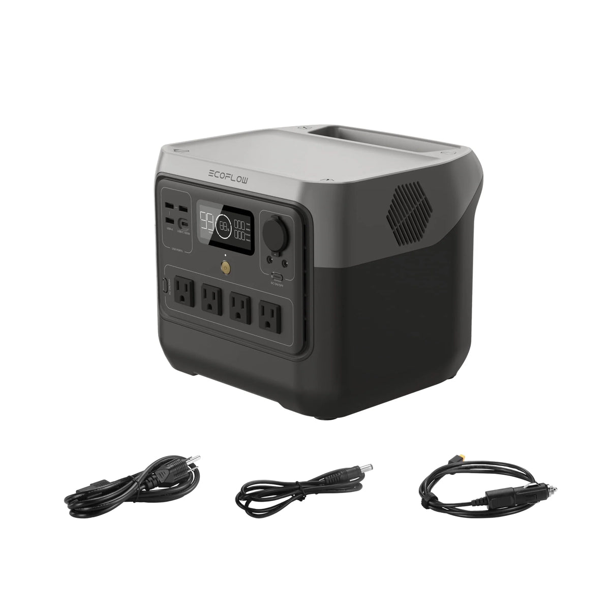 Portable Power Station 770Wh LiFePO4 Battery 1600W AC Outlets D76861