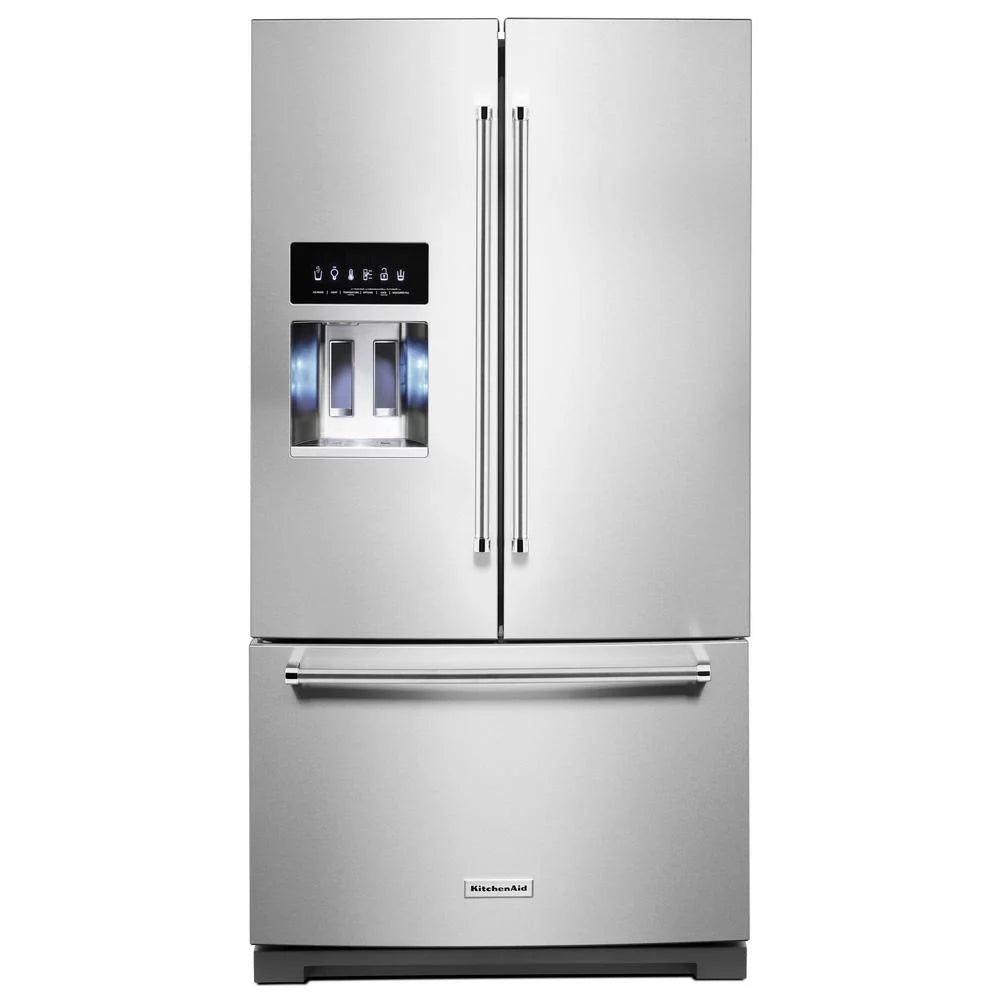 French Door Freestanding Refrigerator Black Stainless Steel S78335