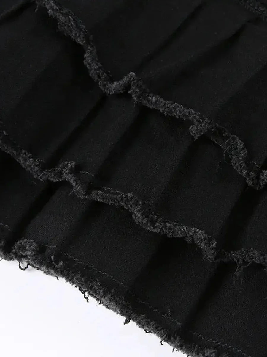 Ripped Denim Skirt G3452