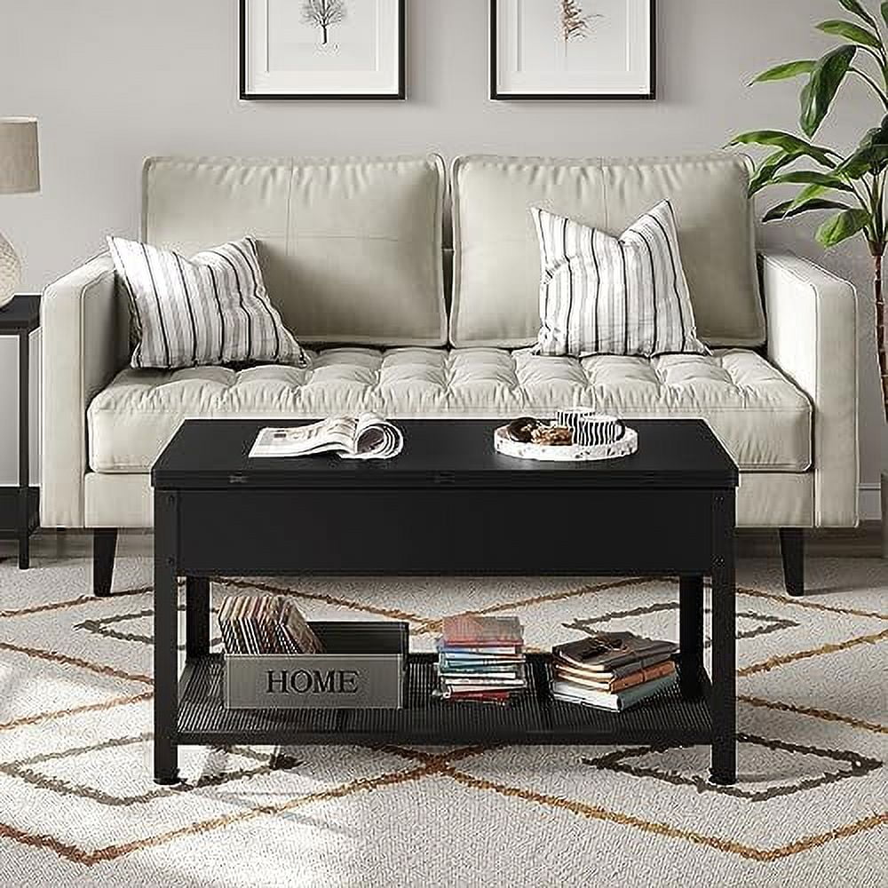 Lift Top Coffee Table with Hidden Compartment N65856