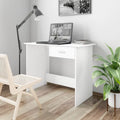 White Engineered Wood Computer Desk with Storage Drawer U979