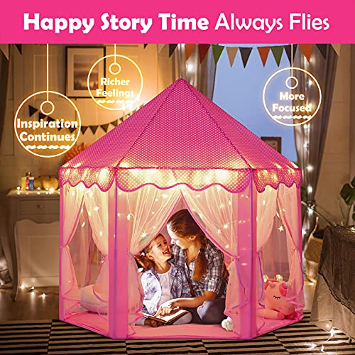 Princess Castle Play Tent Pink X2790