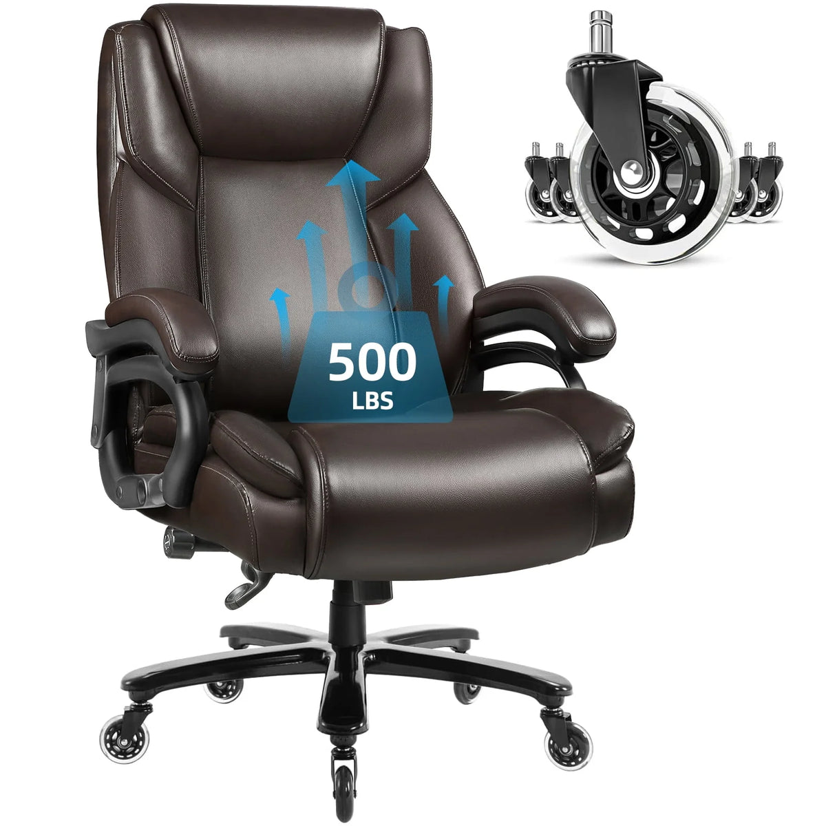 Heavy Duty Big and Tall Office Chair 500lbs D542