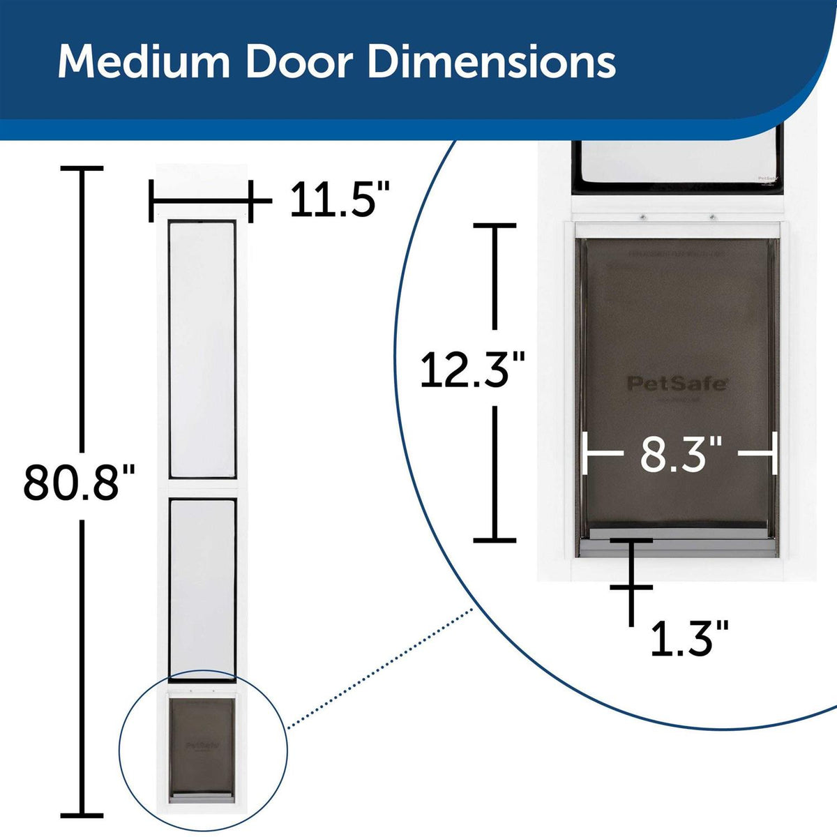 Sliding Glass Pet Door J8415