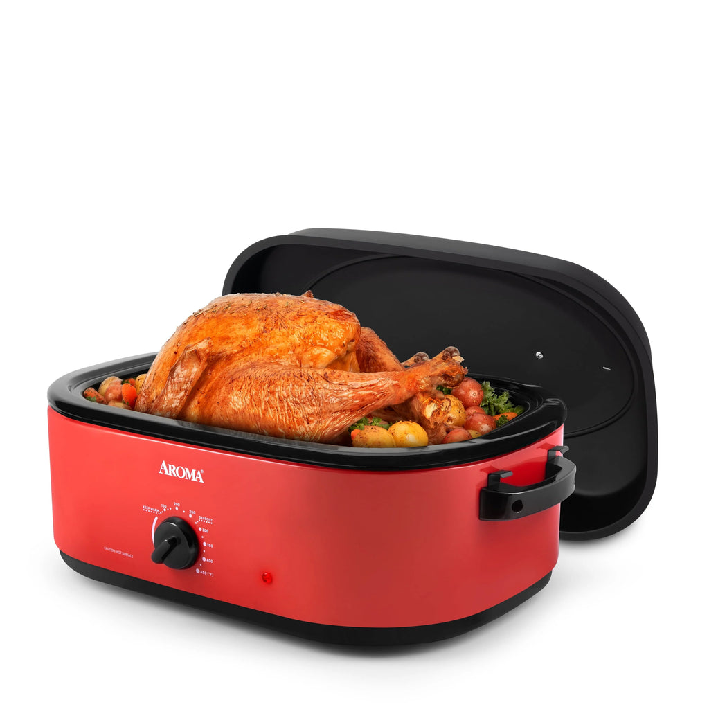 18Qt. Roaster Oven with High-Dome Lid, Black Y9639
