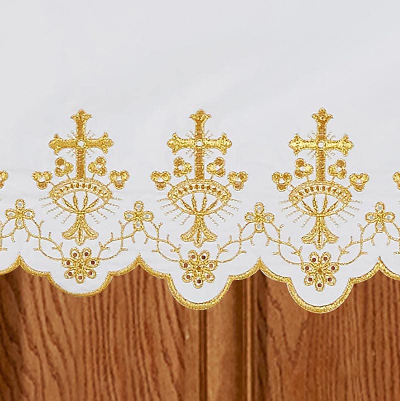 Ornate Cross Altar Frontal (Gold) M7981